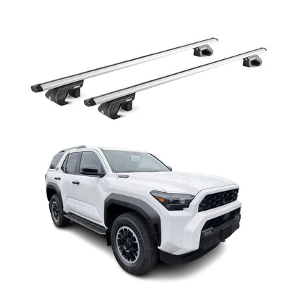 2025-2026 Toyota 4Runner Roof Rack Cross Bars Luggage Carrier Alu Silver 2x