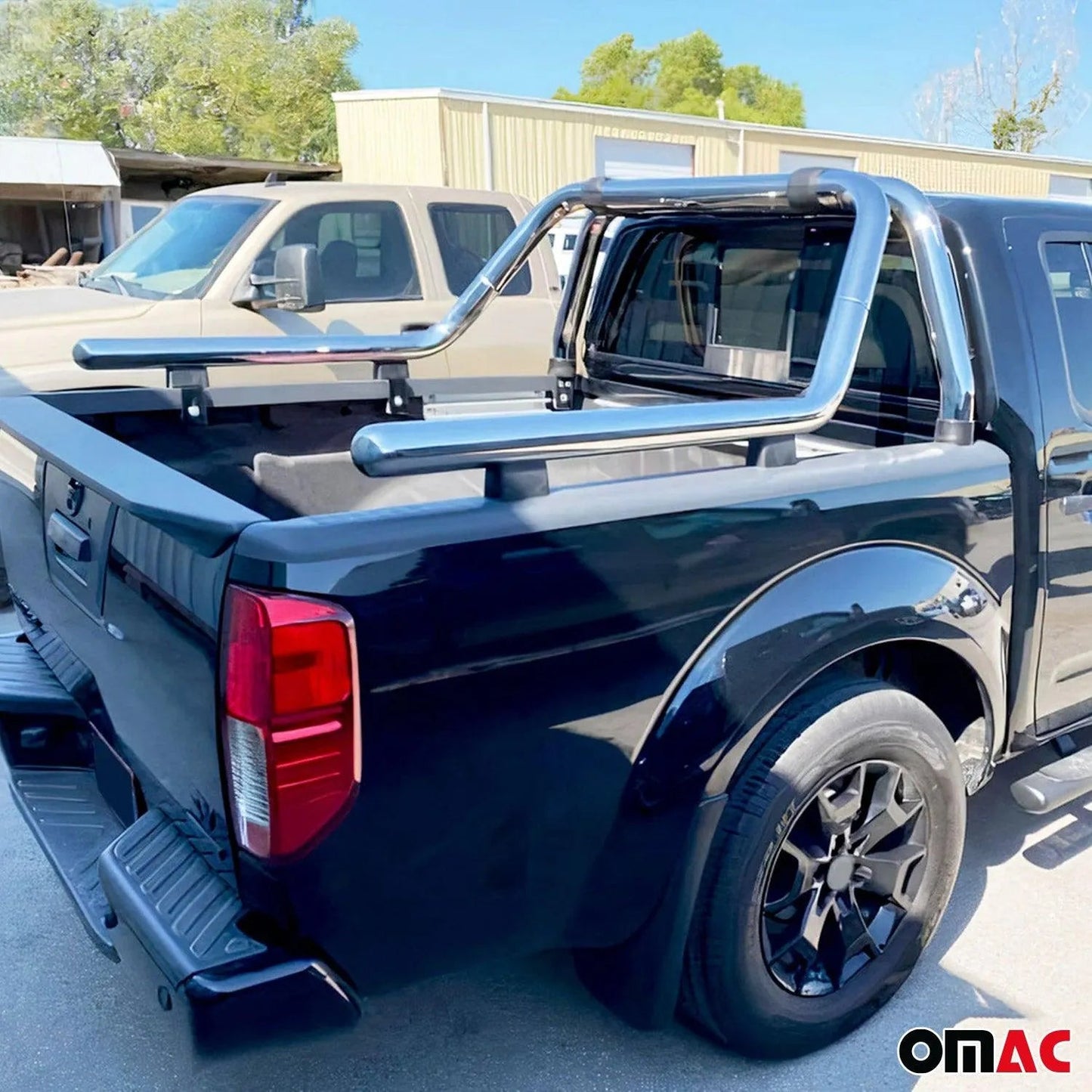 2010-2020 VW Amarok Sport Bar Truck Bed Chase Roll Bar Stainless Steel Silver 1Pc