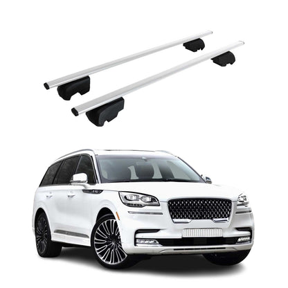 2020-2026 Lincoln Aviator Roof Rack Cross Bars Silver