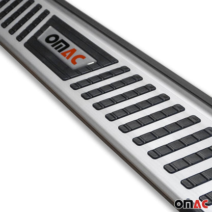 2011-2017 BMW X3 F25 Running Boards Side Steps Silver & Black