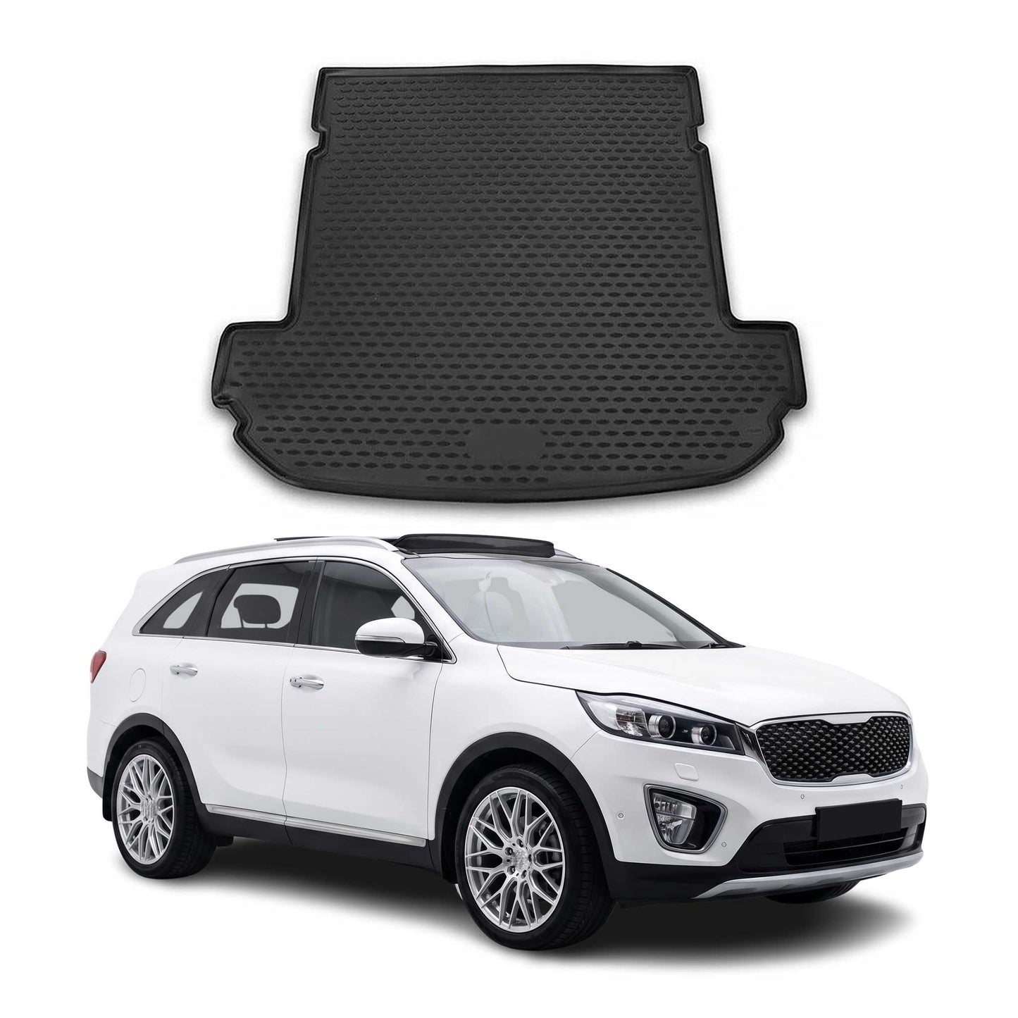 2016-2020 Kia Sorento Cargo Liner Trunk Mat All Weather Black