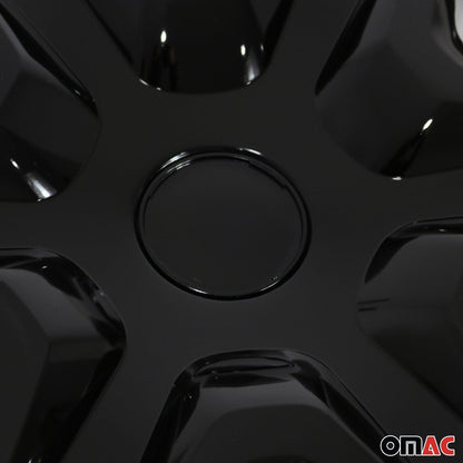 Virginia Hub Caps Wheel Cover 16" Black Full Set 4 pcs.