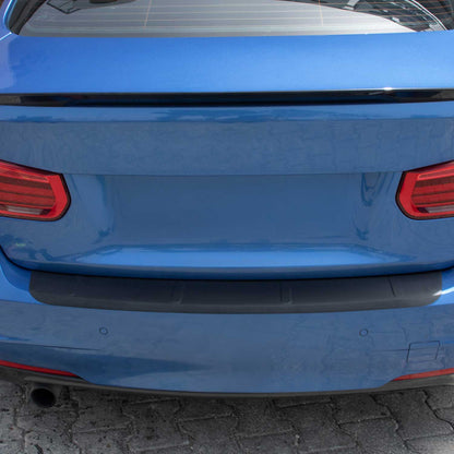 Rear Bumper Sill Cover for BMW 3 Series F30 Sedan 2012-2019 Matte Black Acrylic