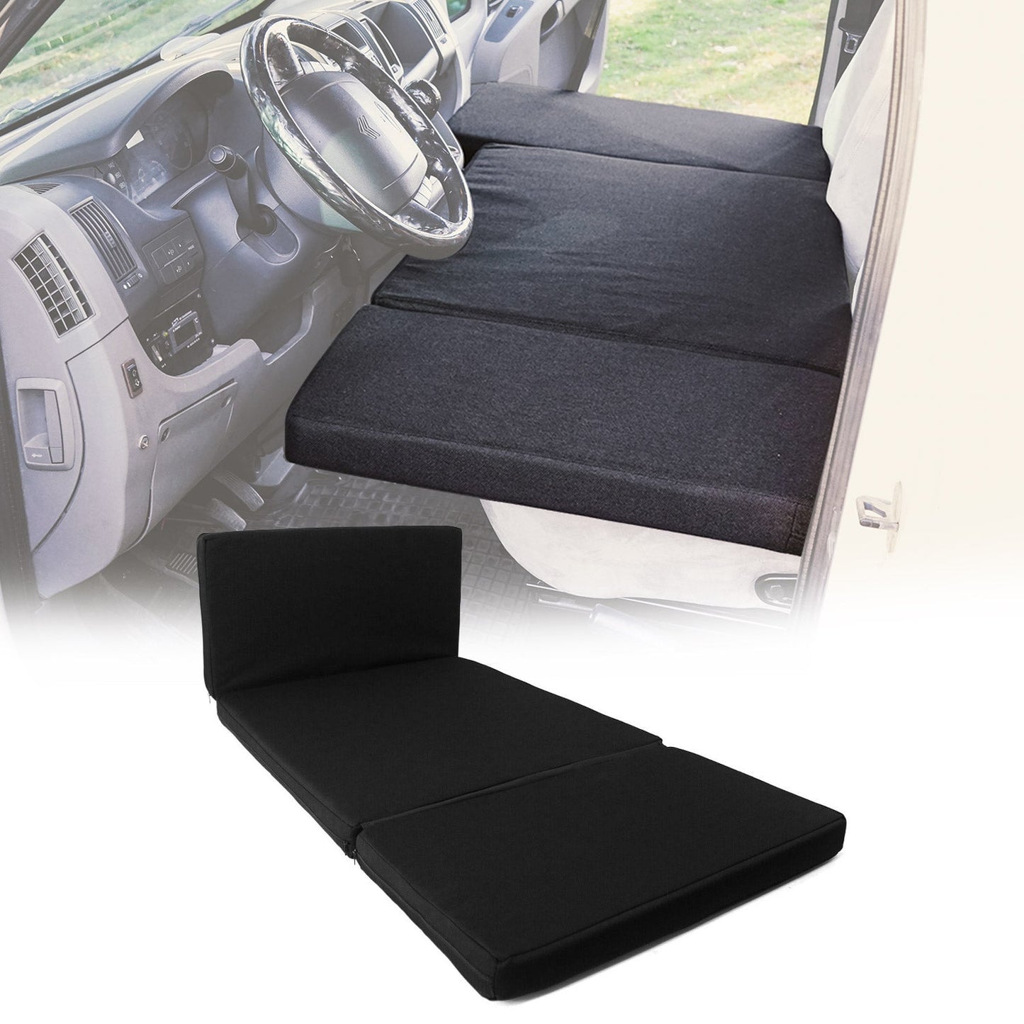 1993-2003 Volkswagen Eurovan Front Cab Camper Bed Mattress Bed Black 1Pc