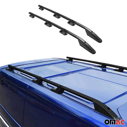 2015-2026 Ford Transit L3 LWB Roof Rack Rails Side Rails Black