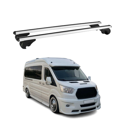 2015-2026 Ford Transit E-Transit Roof Rack Cross Bars Silver