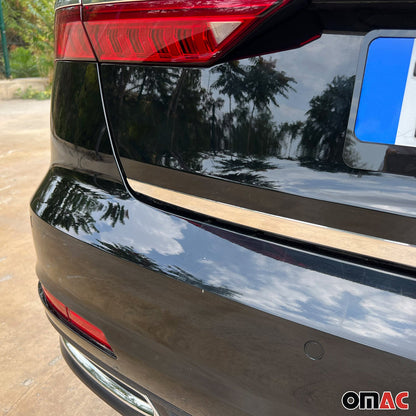 2019-2024 Audi A6 Sedan Rear Trunk Molding Trim Stainless Steel Silver 1Pc
