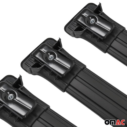 2015-2026 Ford Transit Roof Rack Cross Bars 3Pcs Black