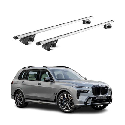 2019-2026 BMW X7 G07 Roof Rack Cross Bars Silver