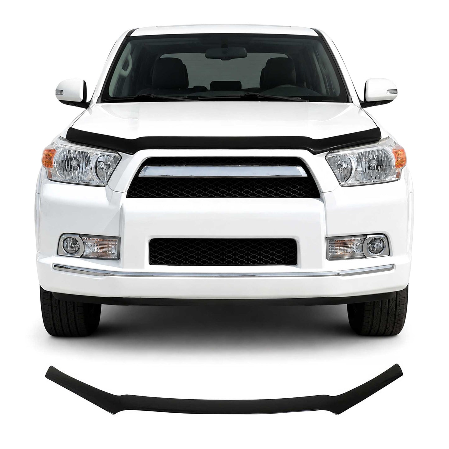 2010-2020 Toyota 4Runner Front Bug Shield Hood Deflector 1 Pc Smoke