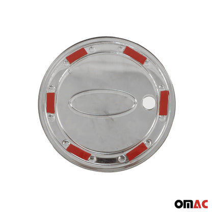 2010-2013 Ford Transit Connect Fuel Cap Cover & Door Streamer Trim Set Stainless Steel