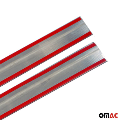 2014-2019 Ford Transit Connect Door Sill Scuff Plate Scratch Stainless Steel 2 Pcs