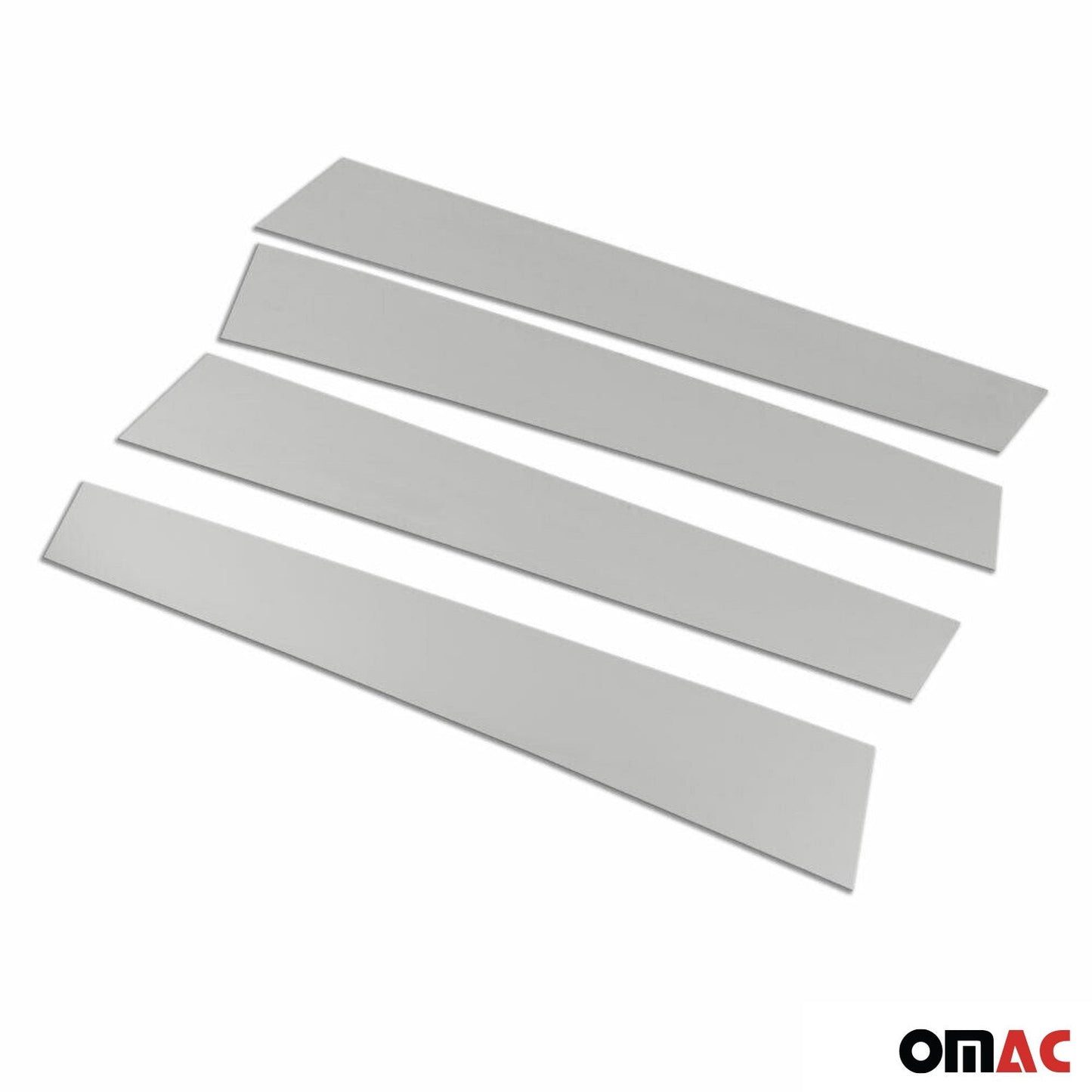 2019-2026 Toyota Corolla Sedan Window B Pillar Posts Door Trim Stainless Steel Silver 4x