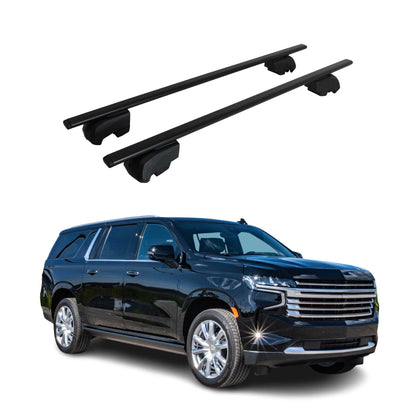 2021-2026 Chevrolet Suburban Roof Rack Cross Bars Black