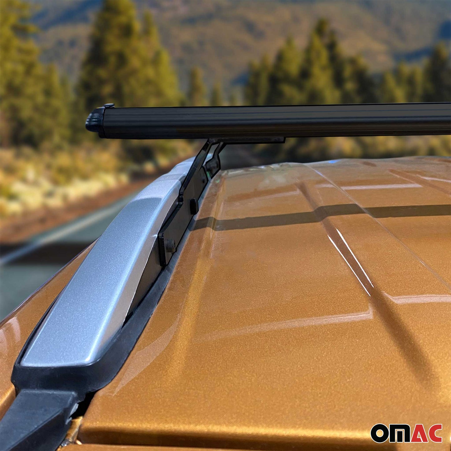 2018-2022 Ford EcoSport Roof Rack Cross Bars Black