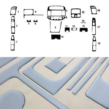 2002-2006 Toyota Camry Sedan Aluminium Look Dashboard Console Trim Kit