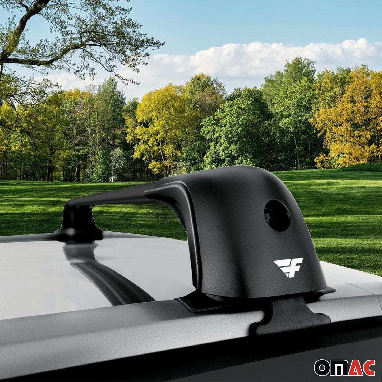2015-2026 Volvo V60 Cross Country Roof Racks Cross Bars Black