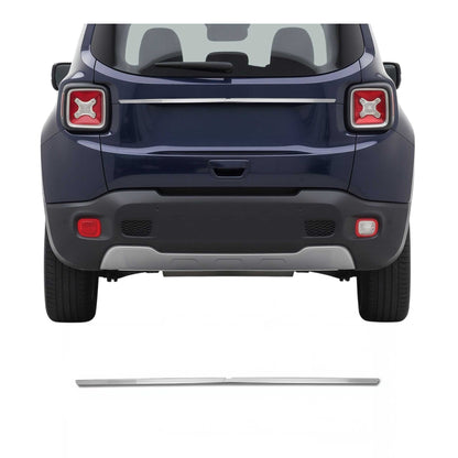 2015-2018 Jeep Renegade Rear Trunk Tailgate Door Handle Cover Steel Silver