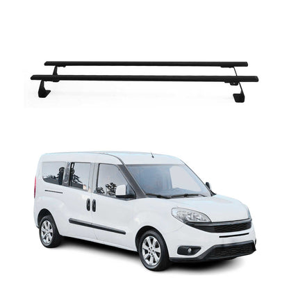 2015-2022 RAM ProMaster City Roof Rack Cross Bars Steel Black 2Pcs