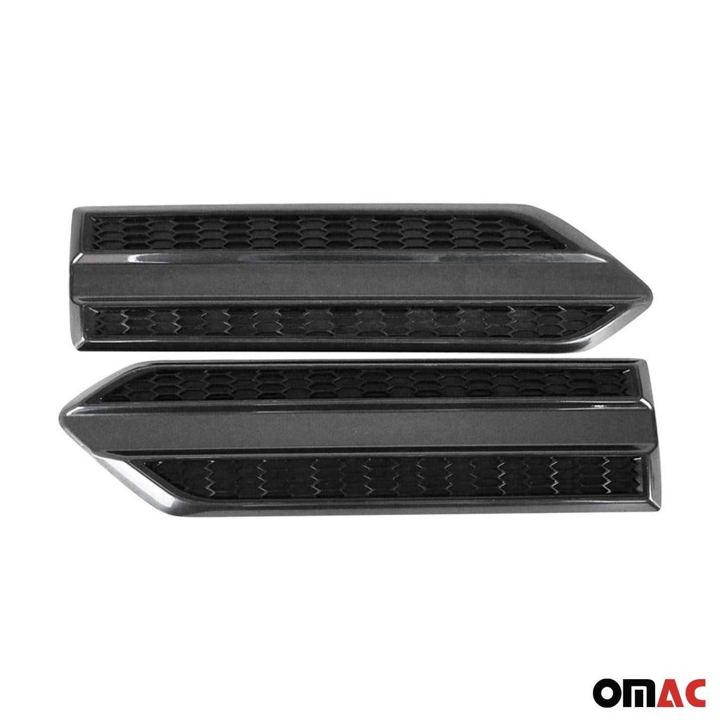 1998-2004 Nissan Frontier Side Door Molding Trim Skirt Garnish Black 2 Pcs