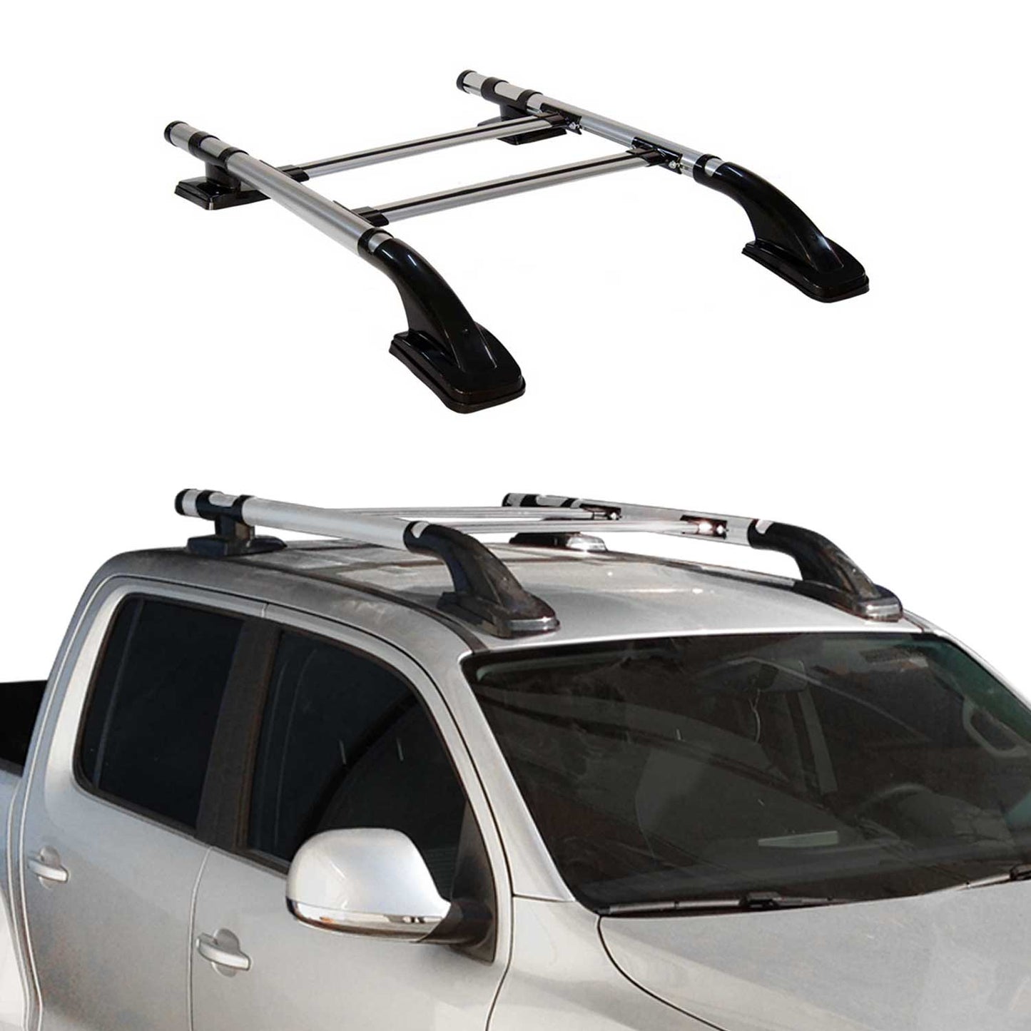2005-2021 Nissan Frontier Roof Rack Rails Side Rails Silver