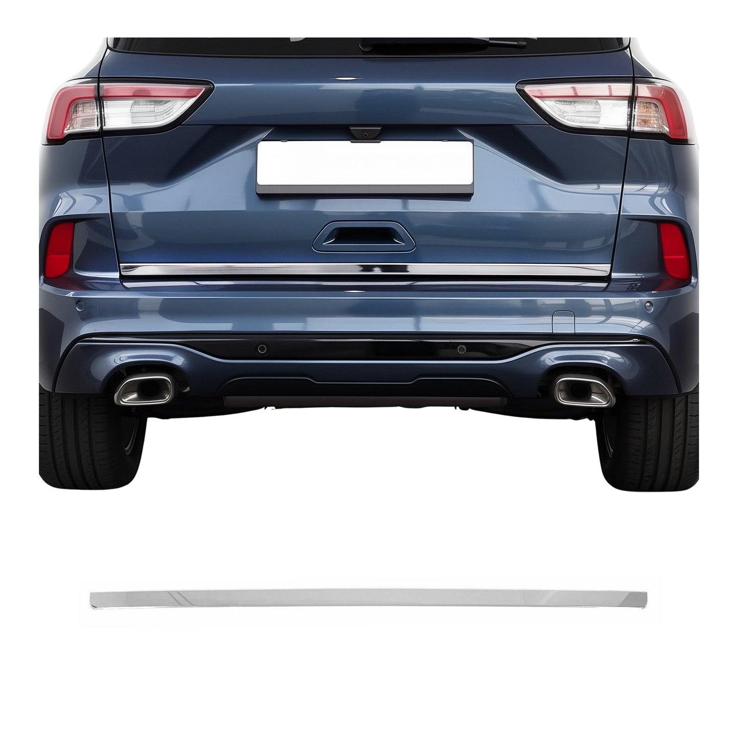 2020-2026 Ford Escape Rear Trunk Molding Trim Stainless Steel Silver 1Pc