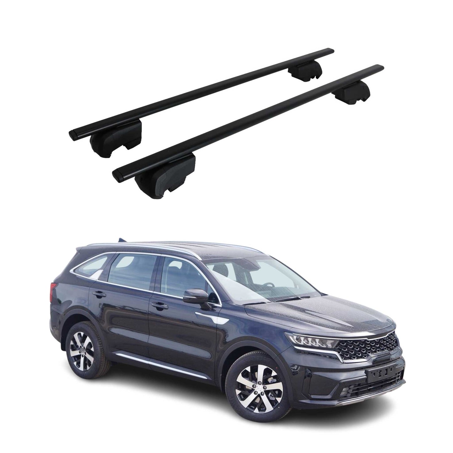 2021-2026 Kia Sorento Roof Rack Cross Bars Black