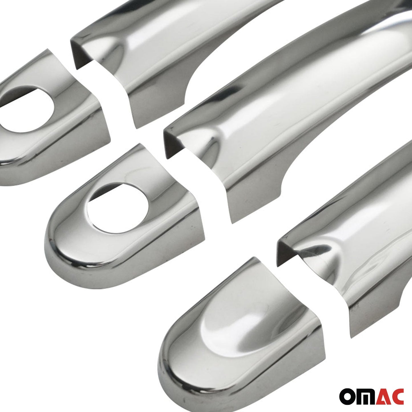 2011-2018 VW Touareg Car Door Handle Cover Protector Stainless Steel Chrome 8 Pcs