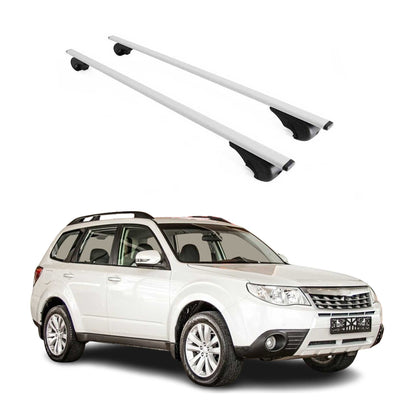 2009-2013 Subaru Forester III Roof Rack Cross Bars Silver