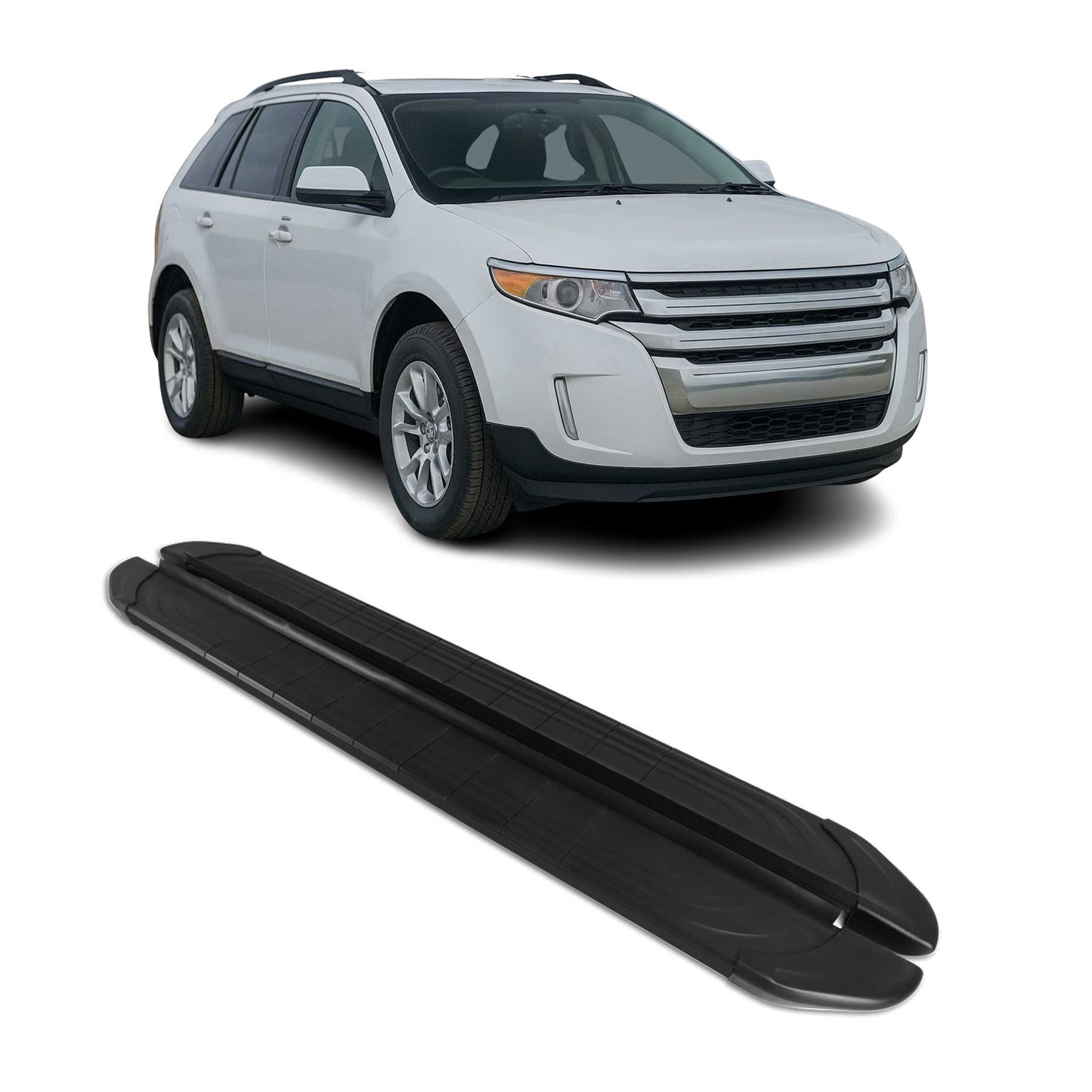 2007-2014 Ford Edge Nerf Bar Side Step Running Boards Alu 2x