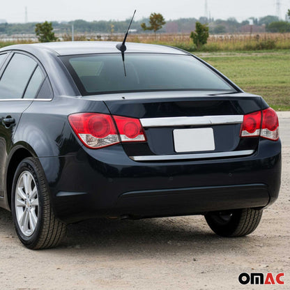 2011-2015 Chevrolet Cruze Sedan Tailgate Trim & Trunk Molding Trim Set Stainless Steel Chrome