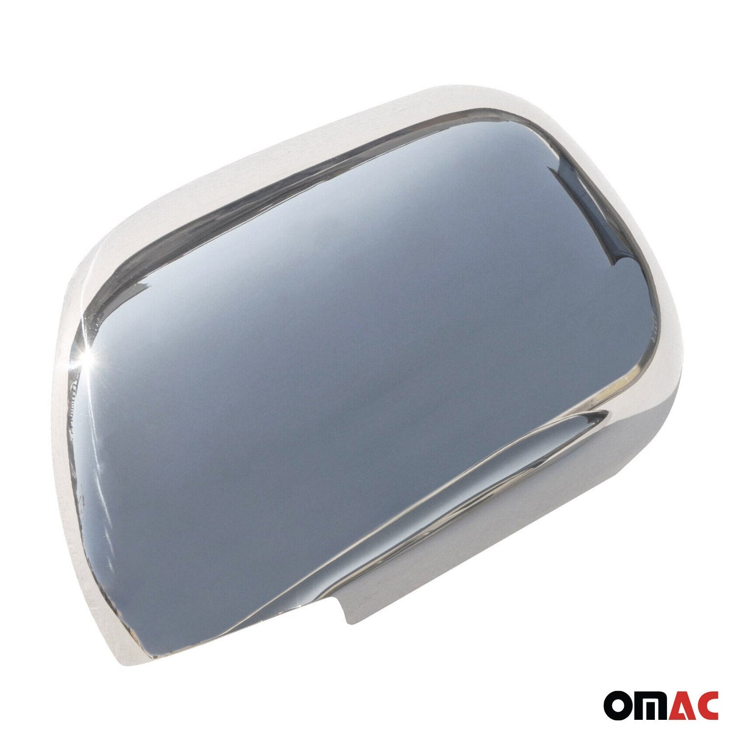 2003-2009 Toyota 4Runner Side Mirror Cover Caps Stainless Steel Silver 2 Pcs