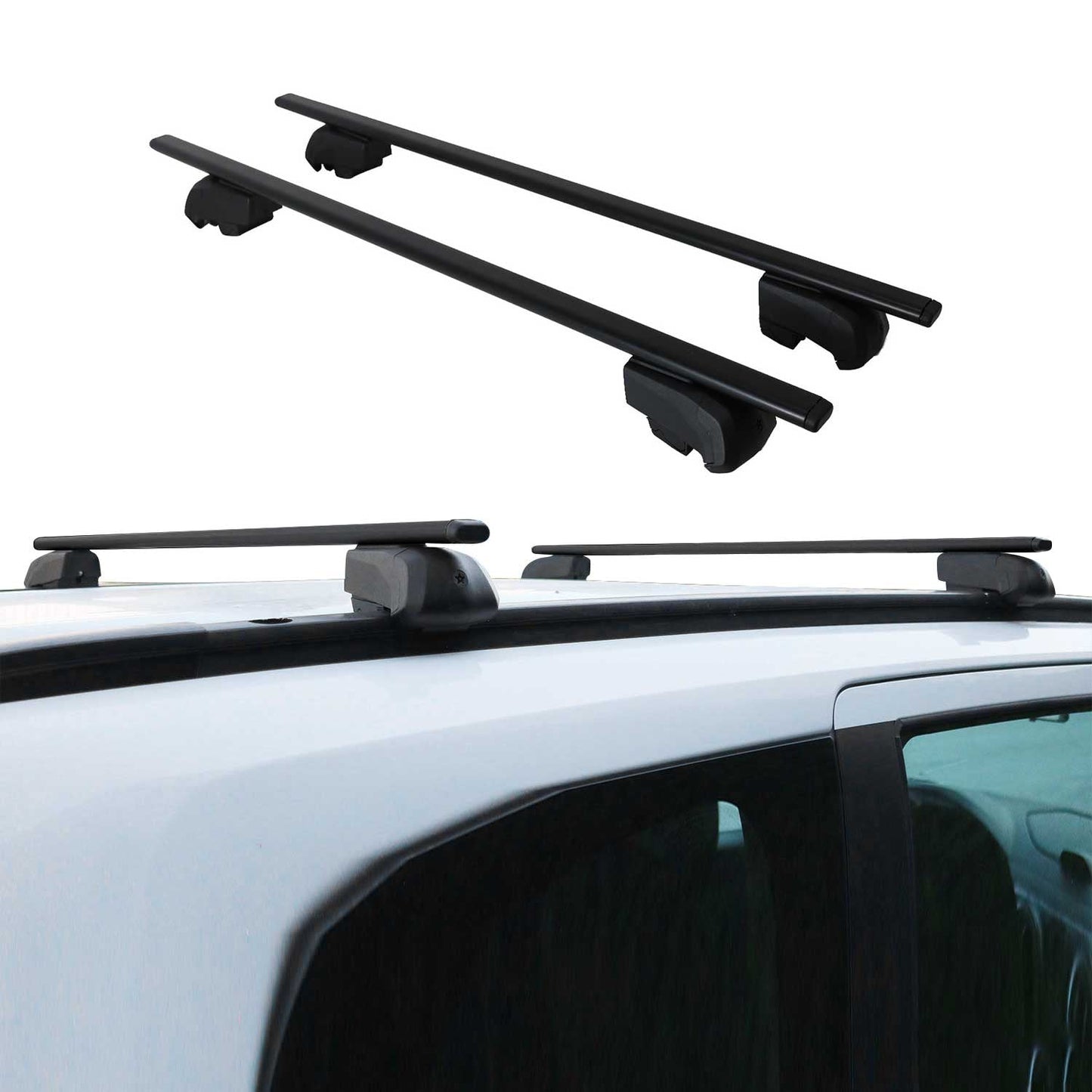 2021-2024 Audi A6 / RS6 Wagon Roof Rack Cross Bars Black