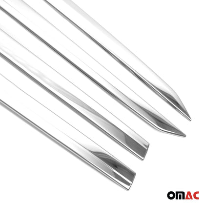 2018-2024 VW Tiguan Allspace Side Door Molding Trim Stainless Steel Silver 4x