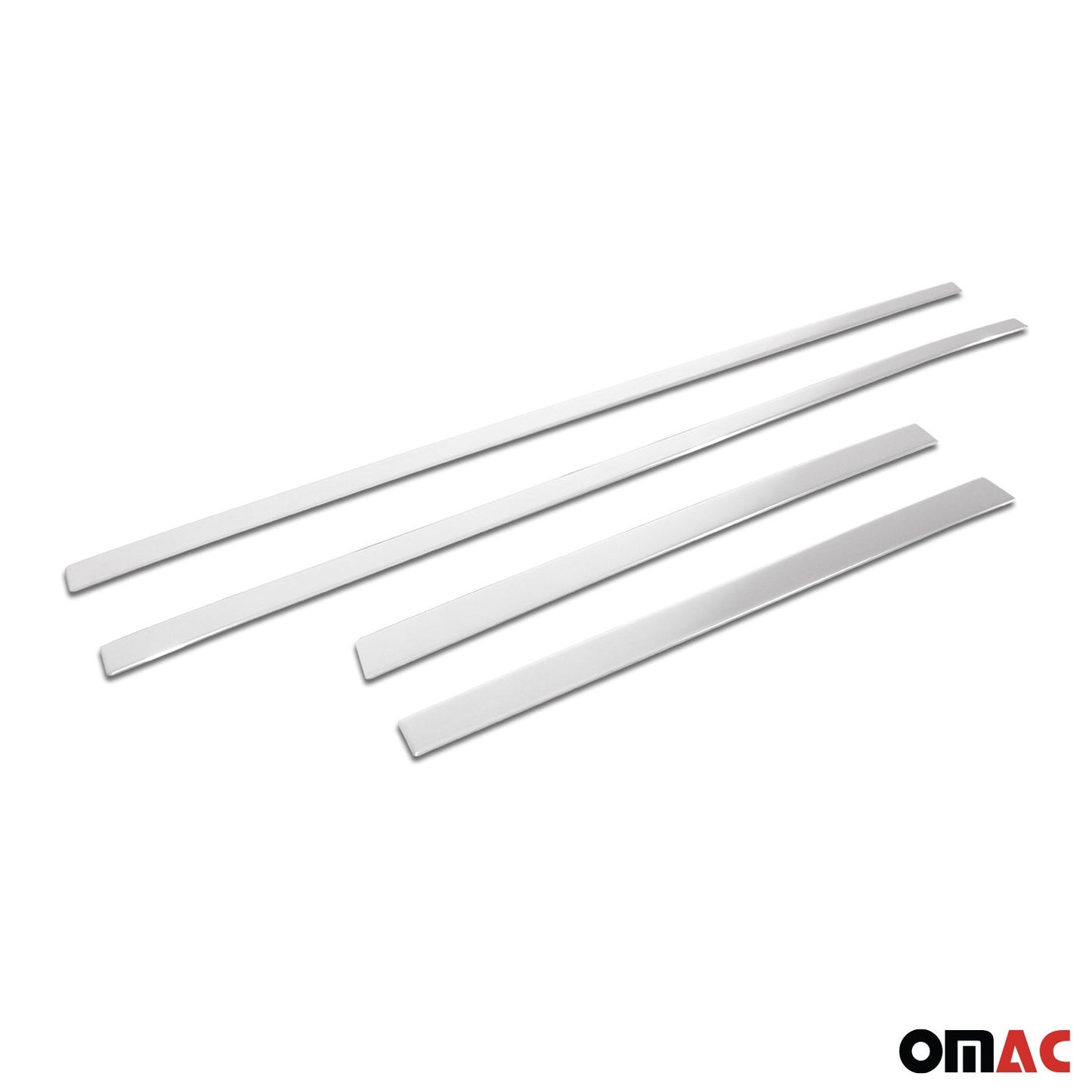 2019-2025 BMW X4 G02 2.gen Side Door Molding Trim Skirt Garnish Stainless Steel 4x