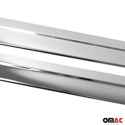 2014-2019 Ford Transit Connect Door Sill Scuff Plate Scratch Stainless Steel 2 Pcs