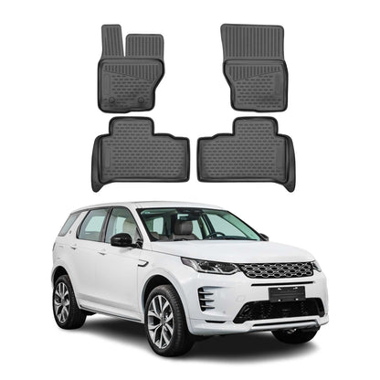 2017-2026 Land Rover Discovery 7 Seats Floor Mats Liners Full Set All Weather Black