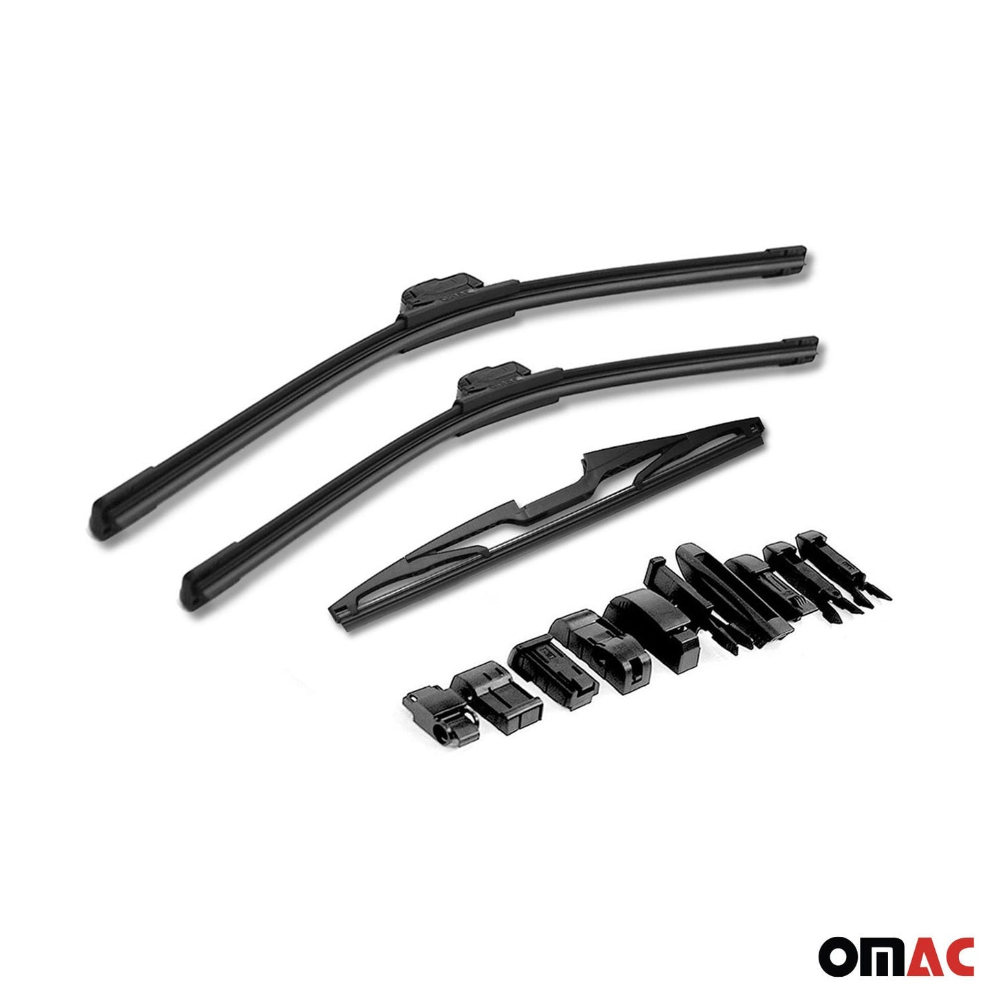 2003-2009 Kia Sorento Front & Rear Windshield Wiper Blades Set