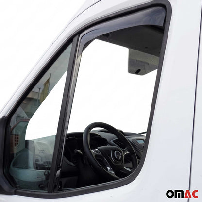 2003-2006 Dodge Sprinter Window Visor Vent Rain Deflector 2Pcs Smoke