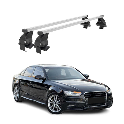 2012-2016 Audi A4 Sedan Facelift Roof Rack Cross Bars Silver