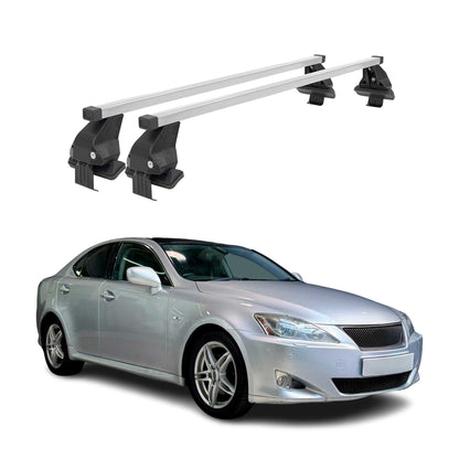 2006-2013 Lexus IS Roof Rack Cross Bars Silver