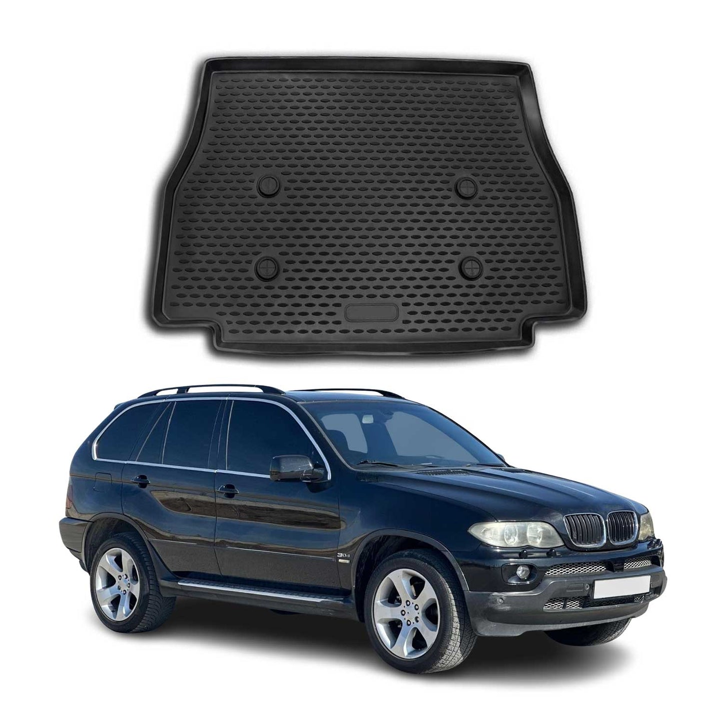 2000-2006 BMW X5 E53 Cargo Liner Trunk Mat All Weather Black