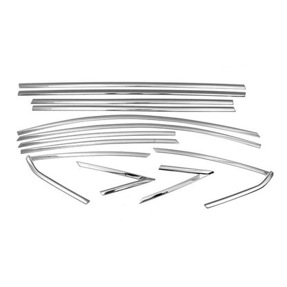 2012-2018 Ford Focus Sedan Window Molding Trim Streamer Stainless Steel