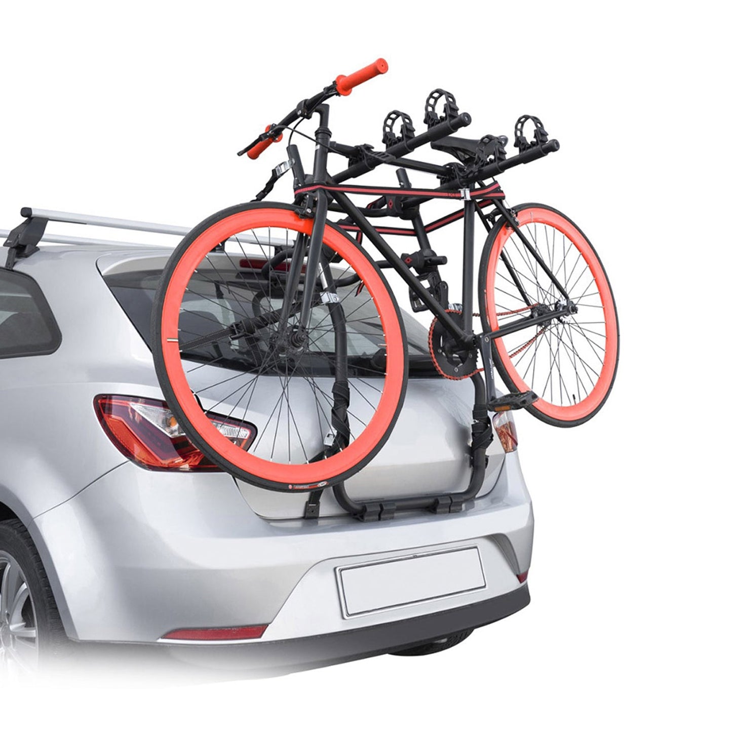 2006-2013 Audi A3 3 Bike Rack Carrier Hitch Mount Black 1Pc