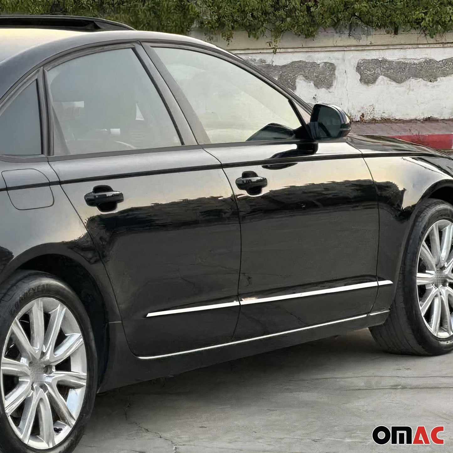 2012-2018 Audi A6 C7 All Type Side Door Molding Trim Stainless Steel