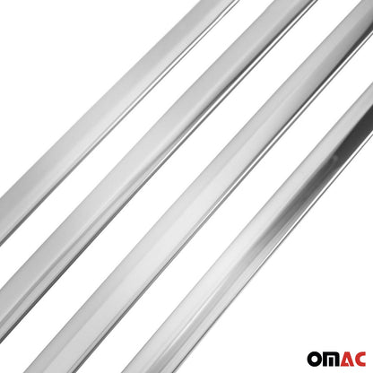 2018-2024 VW Tiguan Allspace Side Door Molding Trim Stainless Steel Silver 4x