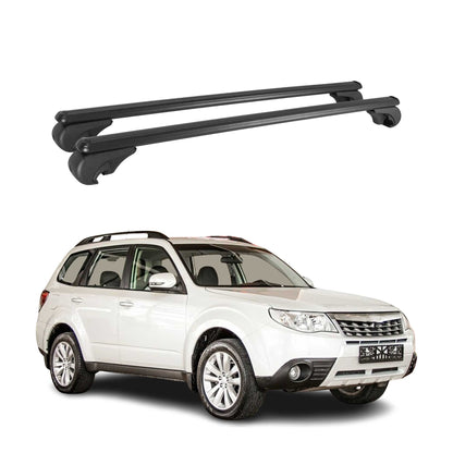 2009-2013 Subaru Forester III Roof Rack Cross Bars Black