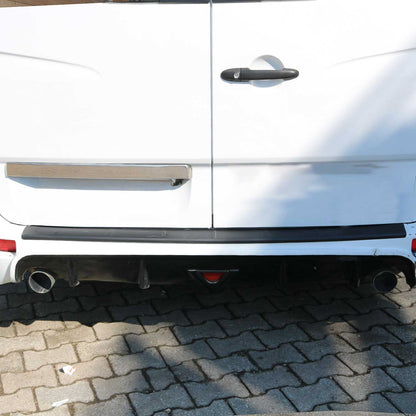2019-2026 Mercedes Sprinter W907 910 Rear Bumper Guard Plastic Black
