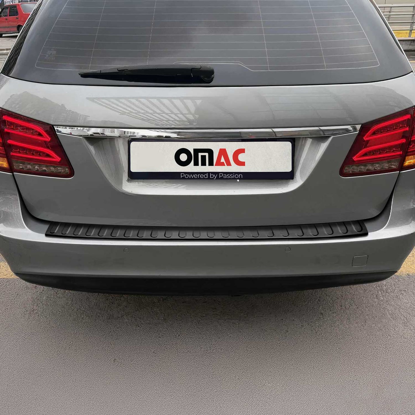 2010-2016 Mercedes E Class S212 Wagon Rear Bumper Guard Stainless Steel Dark Brushed