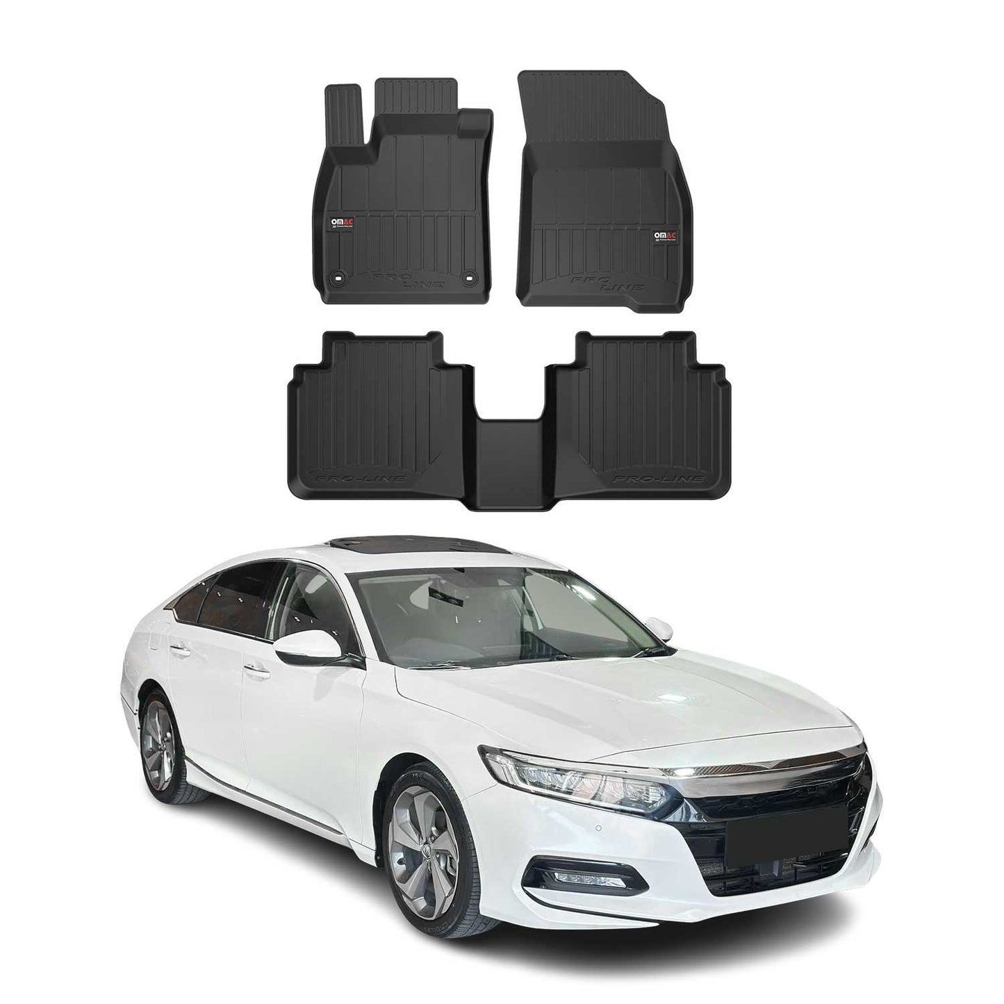 2023-2026 Honda Accord Premium Floor Mats Liners Full Set All Weather Heavy Duty